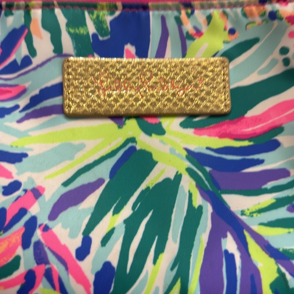 Lilly Pulitzer Patterned Drawstring Backpack - image 4